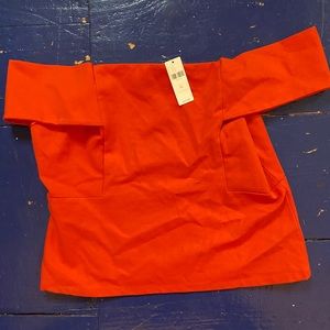 Deletta off the shoulder top